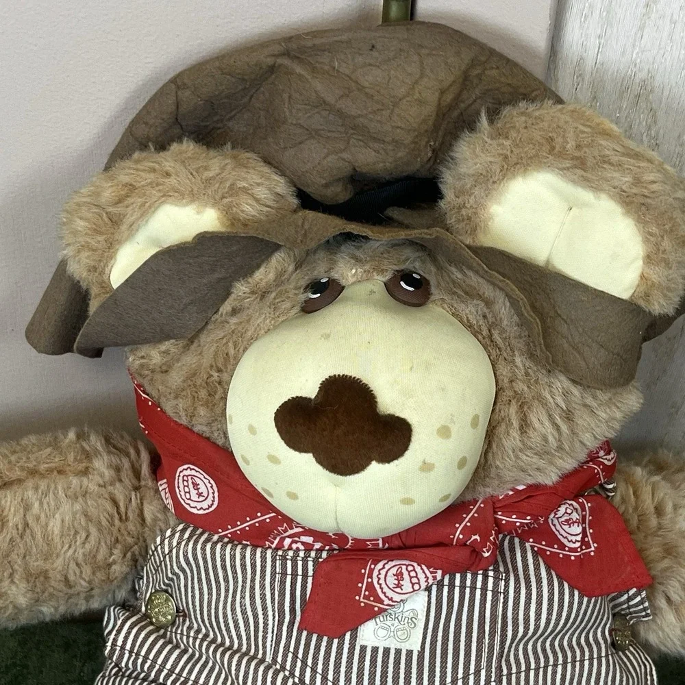 FURSKINS‎ PLUSH TEDDY BEAR Xavier Roberts 1983-4 Dudley 22